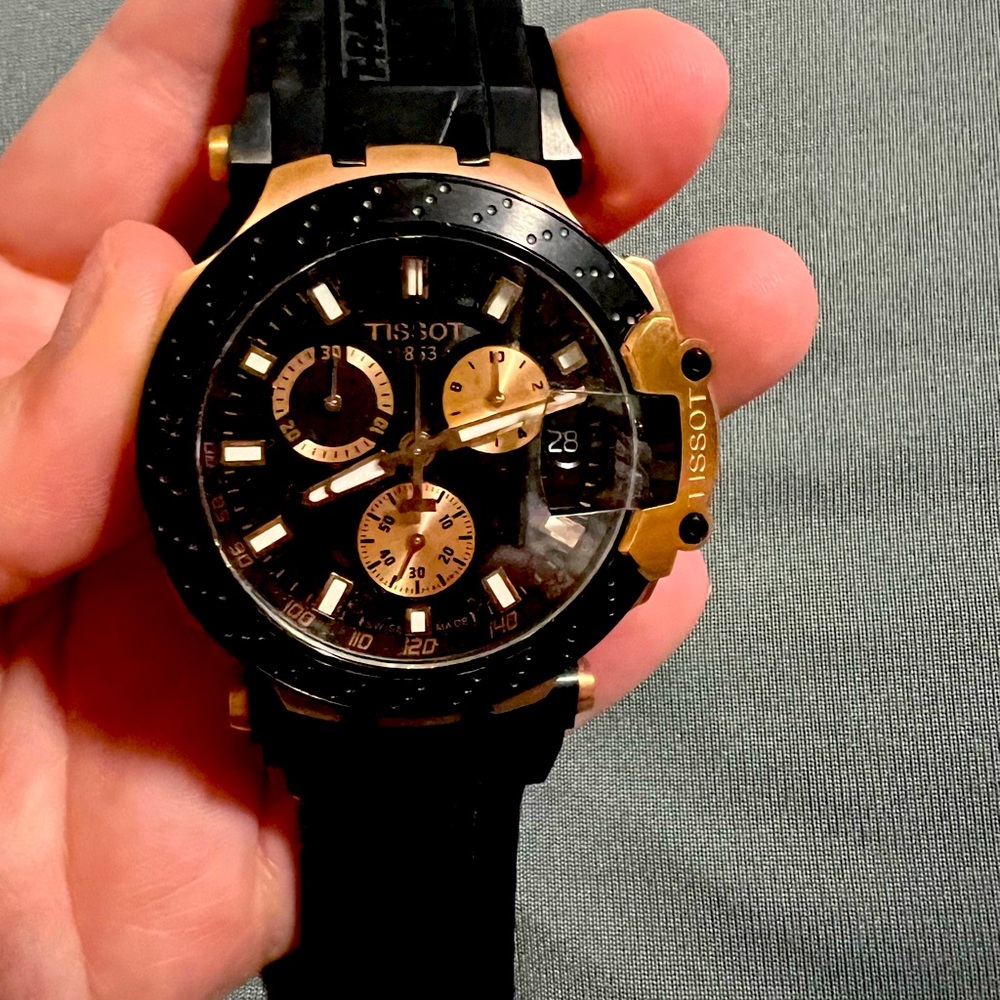 Mens Tissot T-race Chronograph watch